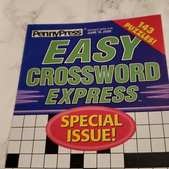 Pennypress Games Pennypress Easy Crossword Games Puzzles 5 Books 